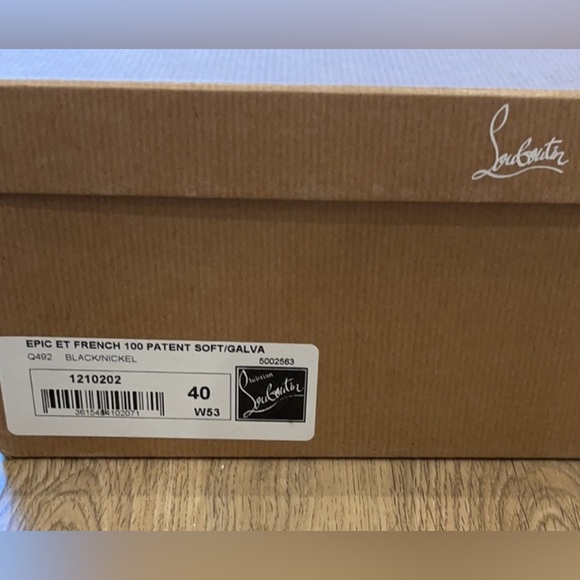 CHRISTIAN LOUBOUTIN Epic French 100mm Over-the-Knee Patent Stiletto Boot- SZ 40 - Picture 4 of 15